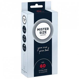 Презервативи латексні Mister Size 60 мм ультра тонкі (ціна за упаковку 10 шт.)