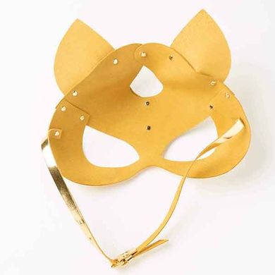 Маска-Кішка Leather, Gold