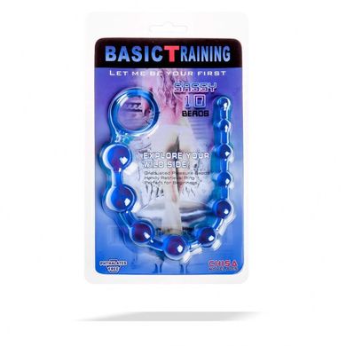 Анальний ланцюжок Chisa Basic Training Sassy, ​​блакитний