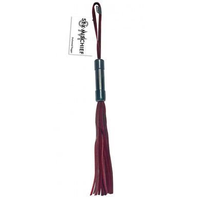 Плеть с петлей на рукояти Sex & Mischief бордовая, 33 см - Enchanted Flogger