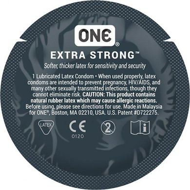 Презерватив One Extra Strong с утолщенными стенками (цена за 5шт)
