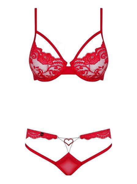 Комплект Obsessive 829-SET-3 SET S/M красный