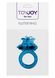 Ерекційне кільце з метеликом Toy Joy, з віброкулею, синє, 4.5 см