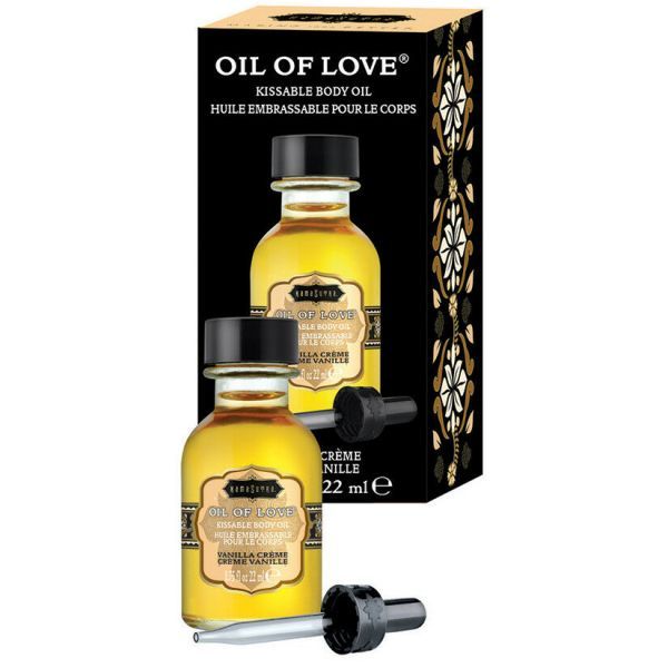 Їстівне масло для поцілунків Kamasutra OIL of LOVE Vanilla Creme 22 ML