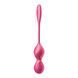 Вагінальні кульки з вібрацією Satisfyer Love Birds 2, що працюють від програми, рожеві