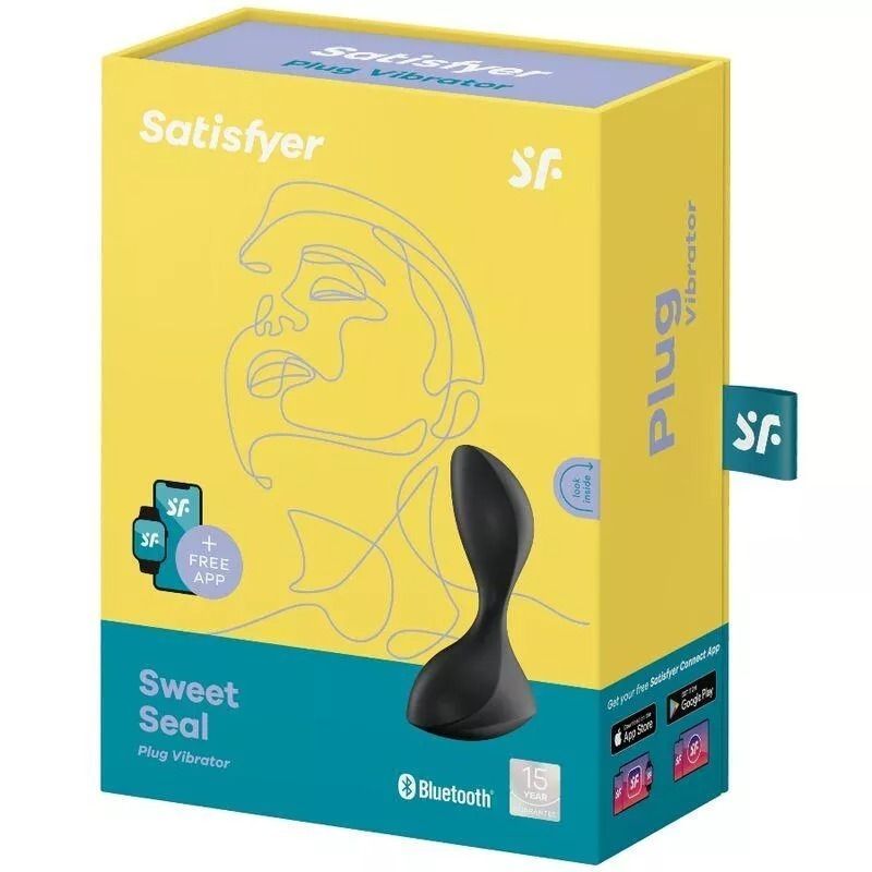 Анальна смарт пробка Satisfyer Sweet Seal із вібрацією чорна