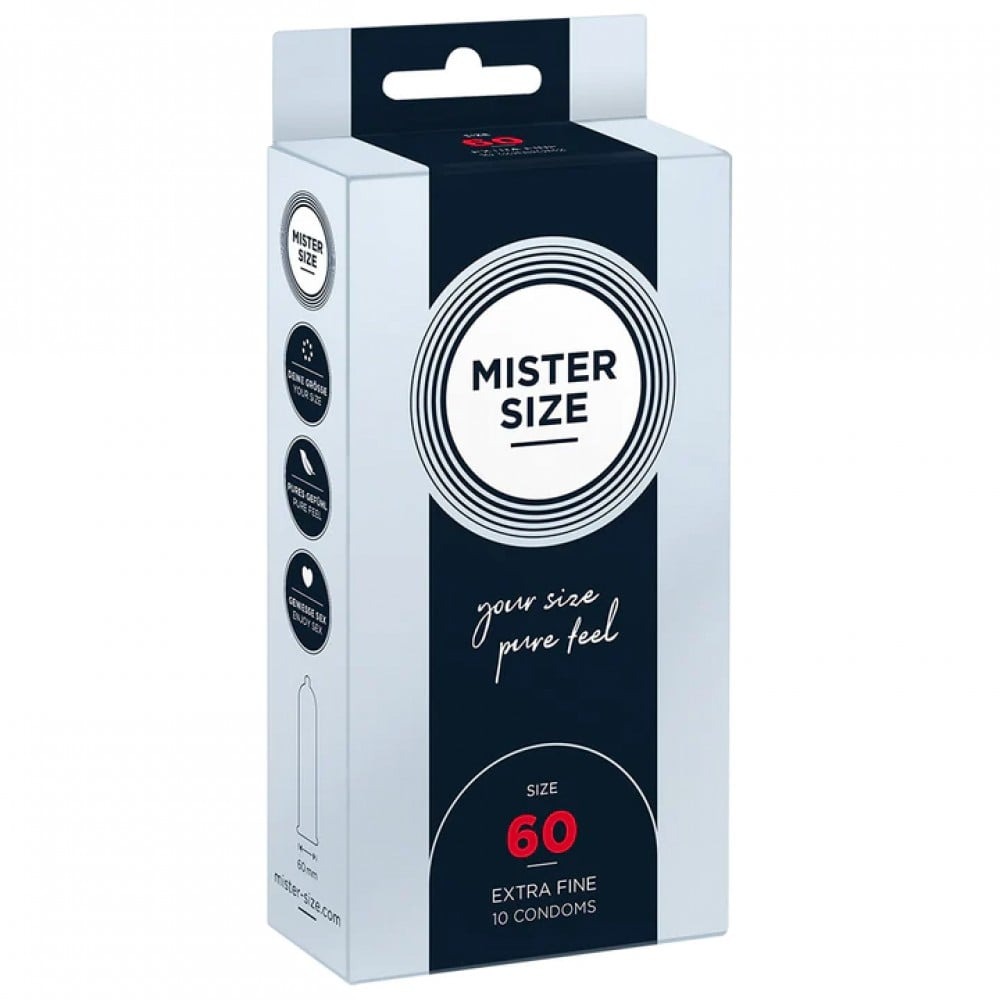 Презервативи латексні Mister Size 60 мм ультра тонкі (ціна за упаковку 10 шт.)