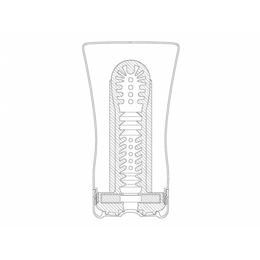 Мастурбатор&nbsp;Tenga Soft&nbsp;Tube&nbsp;Cup с реалистичным эффектом глубокого минета