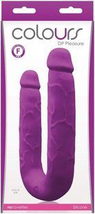 Подвійний фалоімітатор COLOURS DP PLEASURES PURPLE