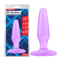 Анальна пробка Hi-Rubber Purple Chisa, Фіолетовий