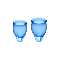 T360904 Менструальные чаши Satisfyer Feel Confident DARK BLUE