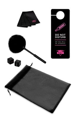 Набор девайсов для секс игр Dream Toys Sex Room Vibe Kit, 6 предметов, черный/розовый