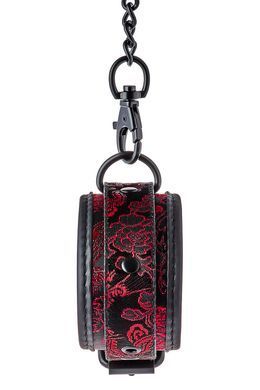 Оковы на ноги Dream Toys Blaze Deluxe черные с красной вышивкой