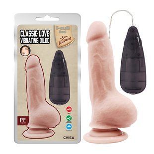 Вибратор реалистичный на присоске Сhisa T-skin ReaL Classic LOVE с пультом управления