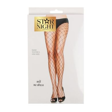 Колготки в крупную сеточку Star Night Fence Net Pantyhose белые XS-M