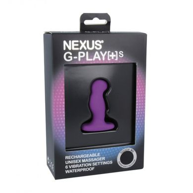 Массажер простаты с вибрацией Nexus G-Play Plus s Purple, макс диаметр 2.3 см