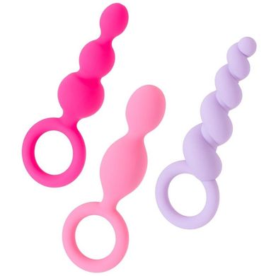 Набір анальних ланцюжків Satisfyer Booty Call (set of 3) (Colored)