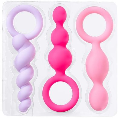 Набір анальних ланцюжків Satisfyer Booty Call (set of 3) (Colored)