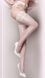 Панчохи білі Ballerina's Secret 20 den з мереживним верхом на силіконовій стрічці, S/M