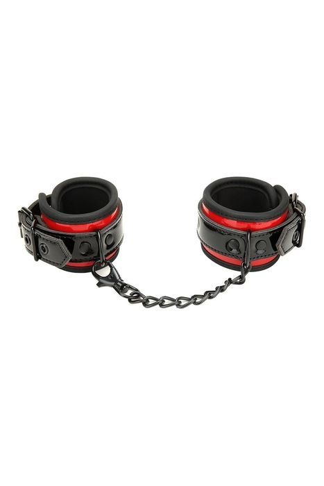 Наручники Whipsmart Heartbreaker Deluxe Buckle Love Cuffs черные, 70 см
