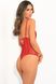 Боди DOWN TO FLAUNT BODYSUIT RED, S/M