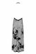 Сукня довга Divinity F312 Noir Handmade, з глибоким декольте, чорна, розмір M