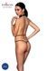 Боді з високим коміром Passion JANNIES, чорний, S/M