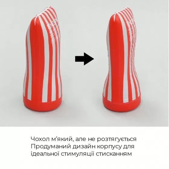 Мастурбатор&nbsp;Tenga Soft&nbsp;Tube&nbsp;Cup с реалистичным эффектом глубокого минета
