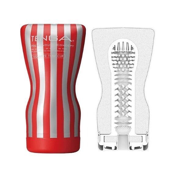 Мастурбатор&nbsp;Tenga Soft&nbsp;Tube&nbsp;Cup с реалистичным эффектом глубокого минета