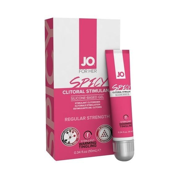 Возбуждающий клиторальный гель System JO SPICY WARMING (10 мл)