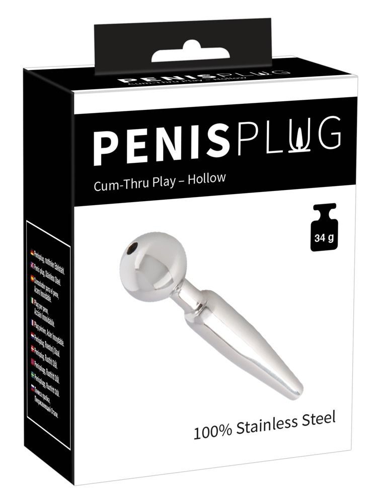 Стимулятор уретры металлический You2Toys серебристый