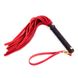 Флоггер DS Fetish Leather flogger S red