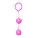 Вагинальные шарики Easytoys Vertical Ribbed Geisha розовые