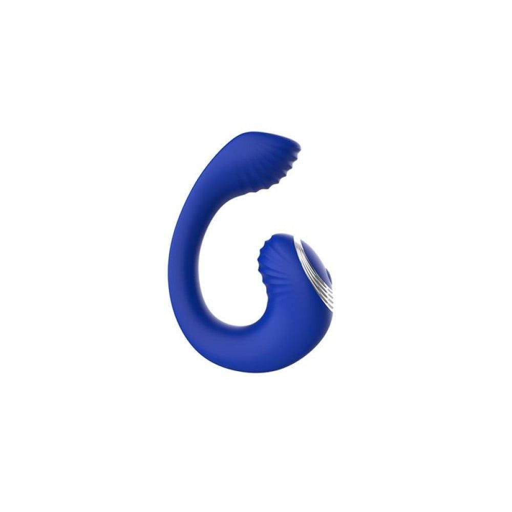 Вибратор для пар с дистанционным пультом Chisa Lust Ripple Meteor, синий