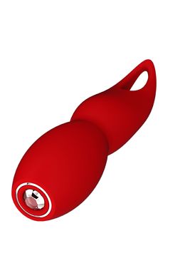 Вібратор Dream Toys з гнучким наконечником пелюсткою, червоний
