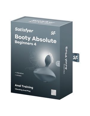 Вібруюча анальна пробка Satisfyer Booty Absolute Beginners 4 сіра