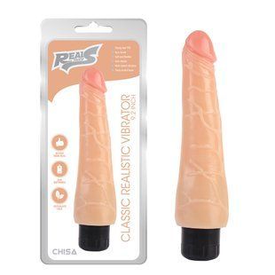 Вібратор реалістичний на батареях Chisa Real Touch S Classic Realistic, бежевий