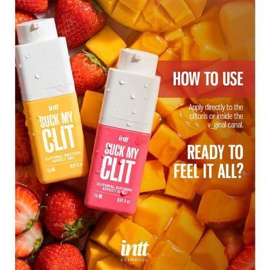 Гель для кліторальної стимуляції Intt Suck My Clit Wild Tropical Mango, 15 мл