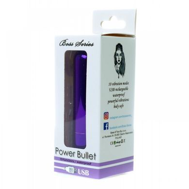 Віброкуля Power Bullet USB Purple