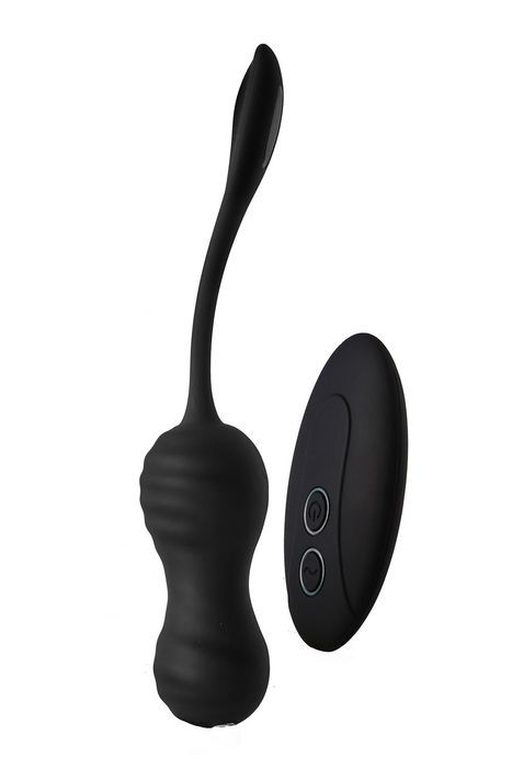 Віброяйце з пультом керування Dream Toys Dark Desires Virginia чорний, 18.6 х 3.5 см