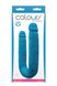 Подвійний фалоімітатор COLOURS DP PLEASURES BLUE, Синий, Розмір посилки : 12,00 х 27,00 х 4,00