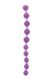 Анальний ланцюжок Jumbo Jelly Thai Beads Carded, LAVENDER, Фіолетовий