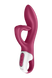 Гибкий двойной вибратор SATISFYER EMBRACE ME бордовый