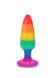 Анальная пробка TOY JOY Hunk Plug, L, разноцветная, 13 х 3.9 см