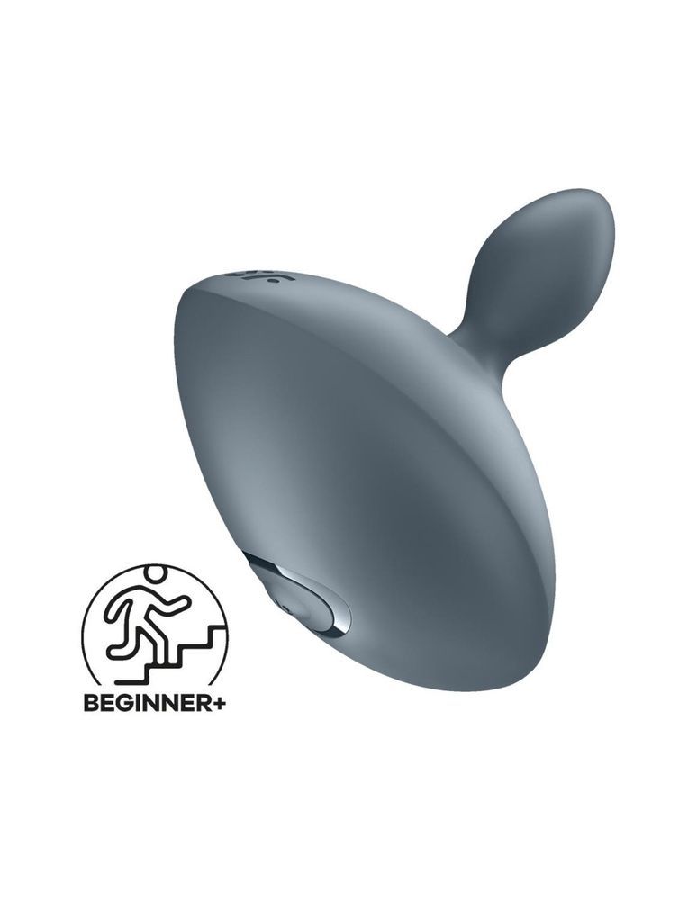 Вібруюча анальна пробка Satisfyer Booty Absolute Beginners 4 сіра