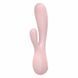 Вібромасажер кролик SATISFYER MONO FLEX з підключенням до додатку, рожевий