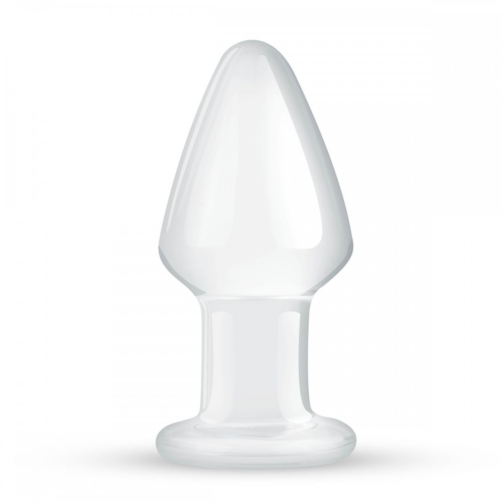 Пробка скло прозора Gildo Glass buttplug No. 25