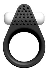 Эрекционное кольцо LIT-UP SILICONE STIMU RING 1, BLACK