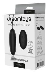 Виброяйцо с беспроводным пультом Dream Тoys Еssentials черное