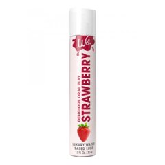 Съедобный лубрикант со вкусом клубники Wet Strawberry, 30 мл